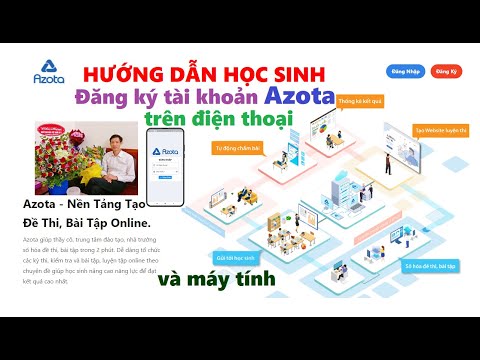 Video Hướng dấn học sinh đăng ký tài khoản Azota - YouTube