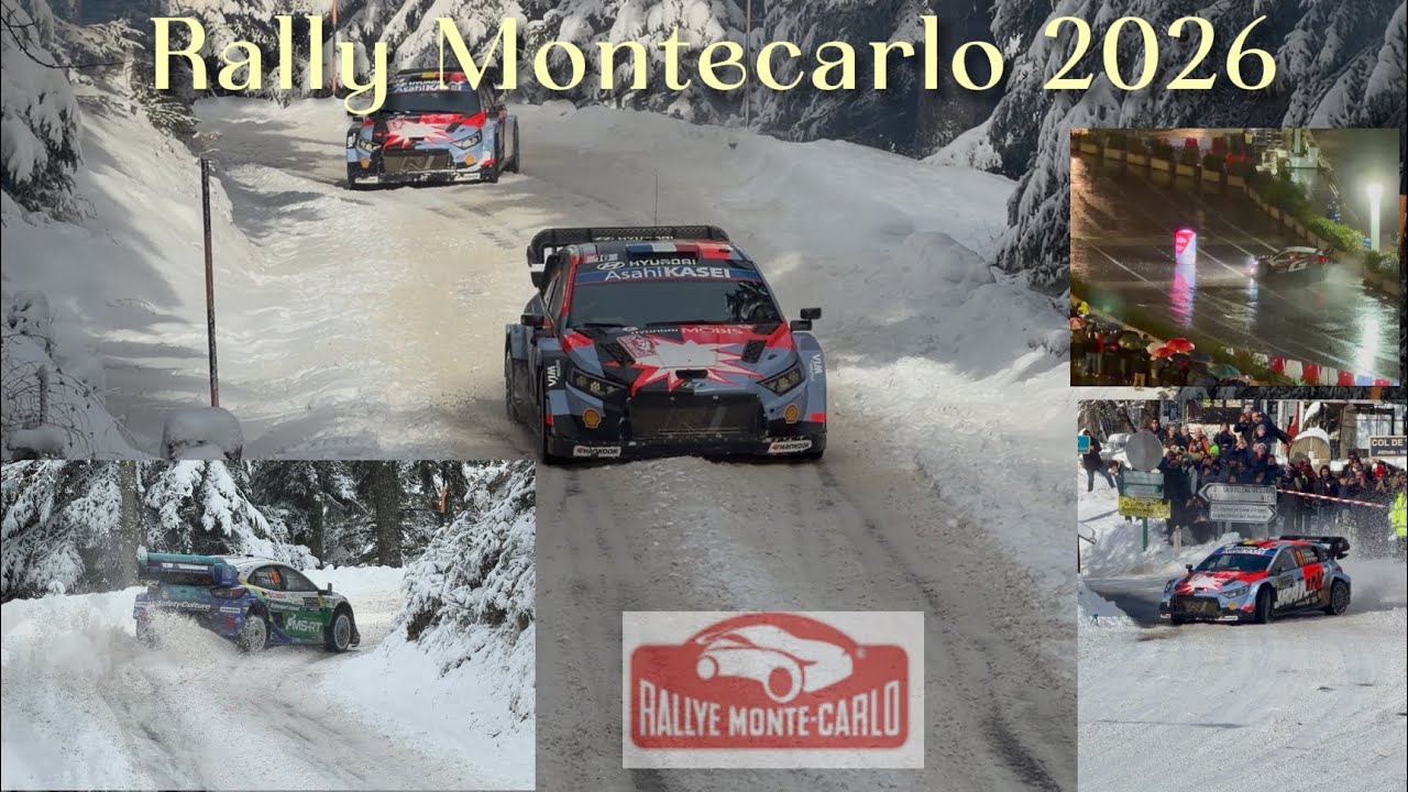 WRC Rally Montecarlo 2026 ps 13/15/17 show&mistake&snow #rally #automobile #wrcmontecarlo #wrc 