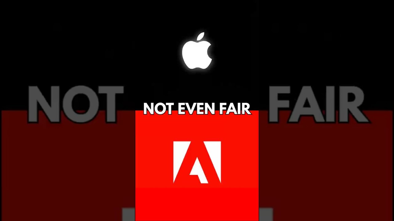 Apple против Adobe: это просто несправедливо!
