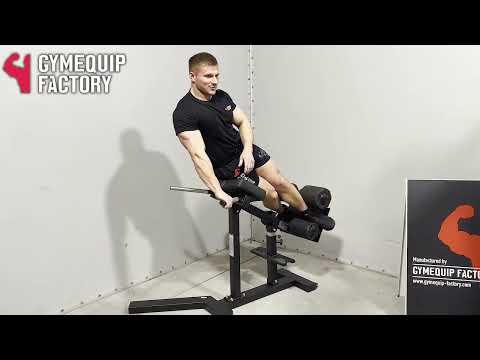 GYMEQUIP.EU / Adjustable Roman Chair Hyperextension Bench L3XX / Factory