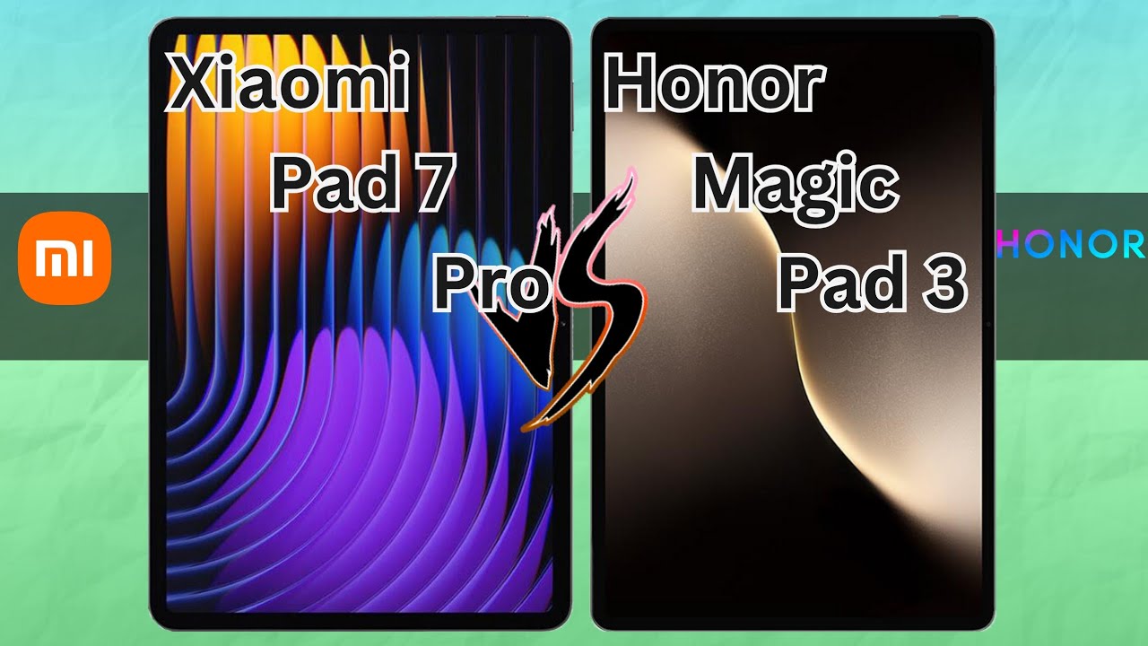 Xiaomi Pad 7 Pro VS Honor Magic Pad 3 