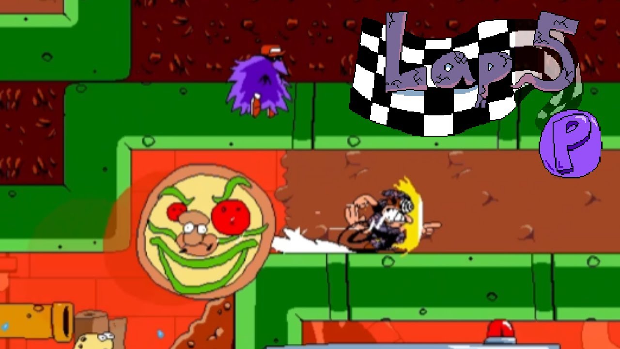 The level lives up to its name... (Pizza Tower Floor 4 Lap 5 P Ranks w ...