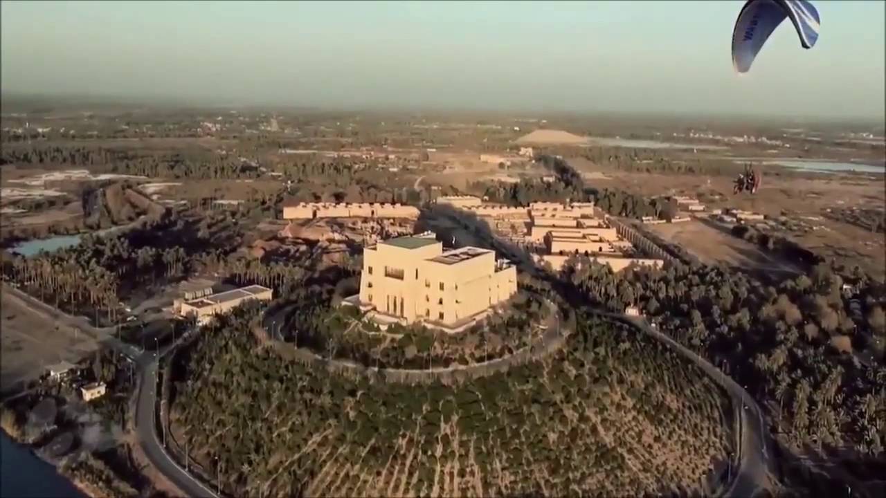 بابل العظيمة من جديد! لقطات جوية لمدينة بابل التاريخية 