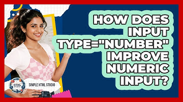 How Does `input type="number"` Improve Numeric Input?