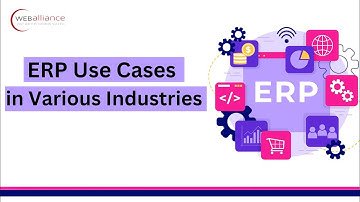 ERP Software Use Cases in Various Industries |  ERP software development company - Web alliance