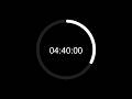 4 Hour 40 Min Study Timer | Minimalist Focus Countdown