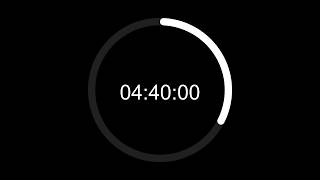 4 Hour 40 Min Study Timer | Minimalist Focus Countdown