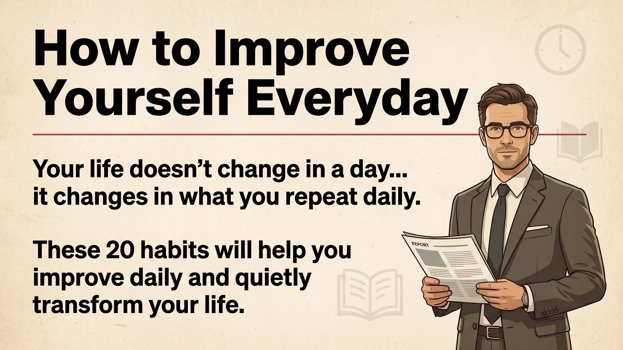 How to Improve Yourself Everyday - 20 Life Changing Habits | Graded ...