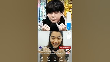 Taehyung and Rashmika finger tutting