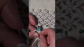 Macrame flower bag tutorial 👜 Step ➡️ Tie square knot #bag #flower #tutorial #macrame