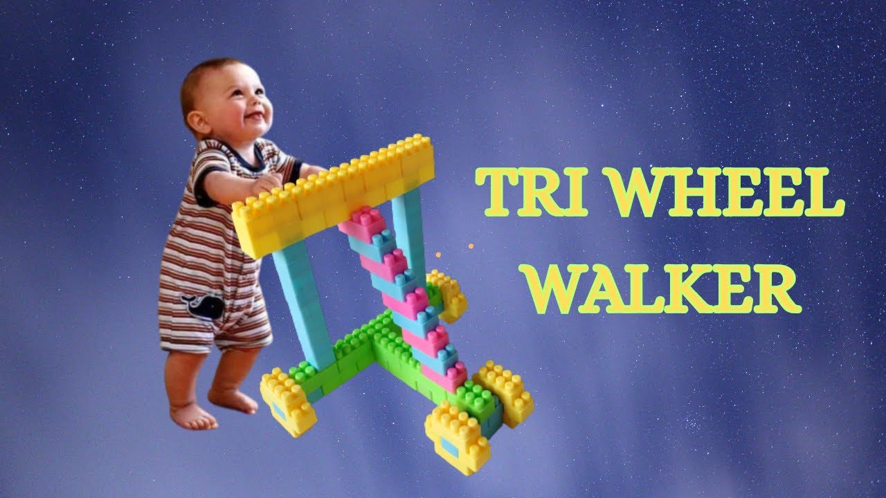 DIY Baby walker using Building Blocks