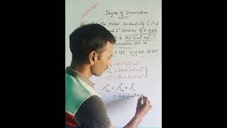 Degree of Dissociation #chemistry #neet preparation #chemistrypage #neet 2027 #chemistry tricks