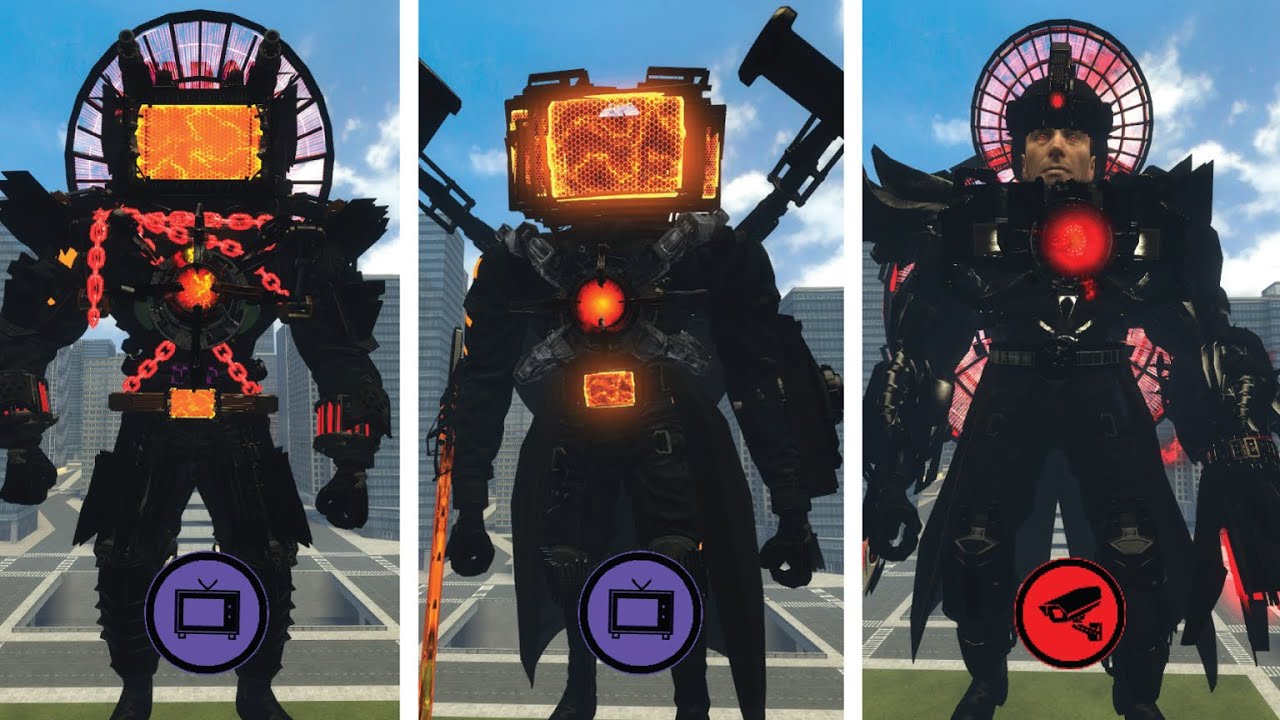 hydra titan vs All Titan speaker man,tvman, speakerman ! Minecraft mod battle