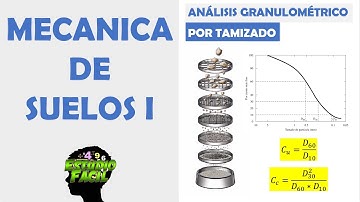 Mecánica de Suelos 1 | Análisis Granulométrico por Tamizado (Curva granulométrica, D10, D30 y D60)