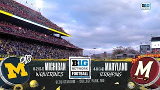 Big Ten Network Football intro | 18 Michigan @ Maryland | 11/22/2025