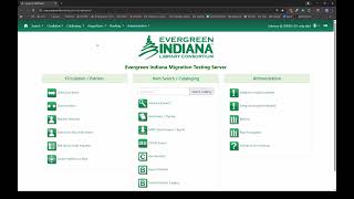 Evergreen Indiana 3.15 New Features