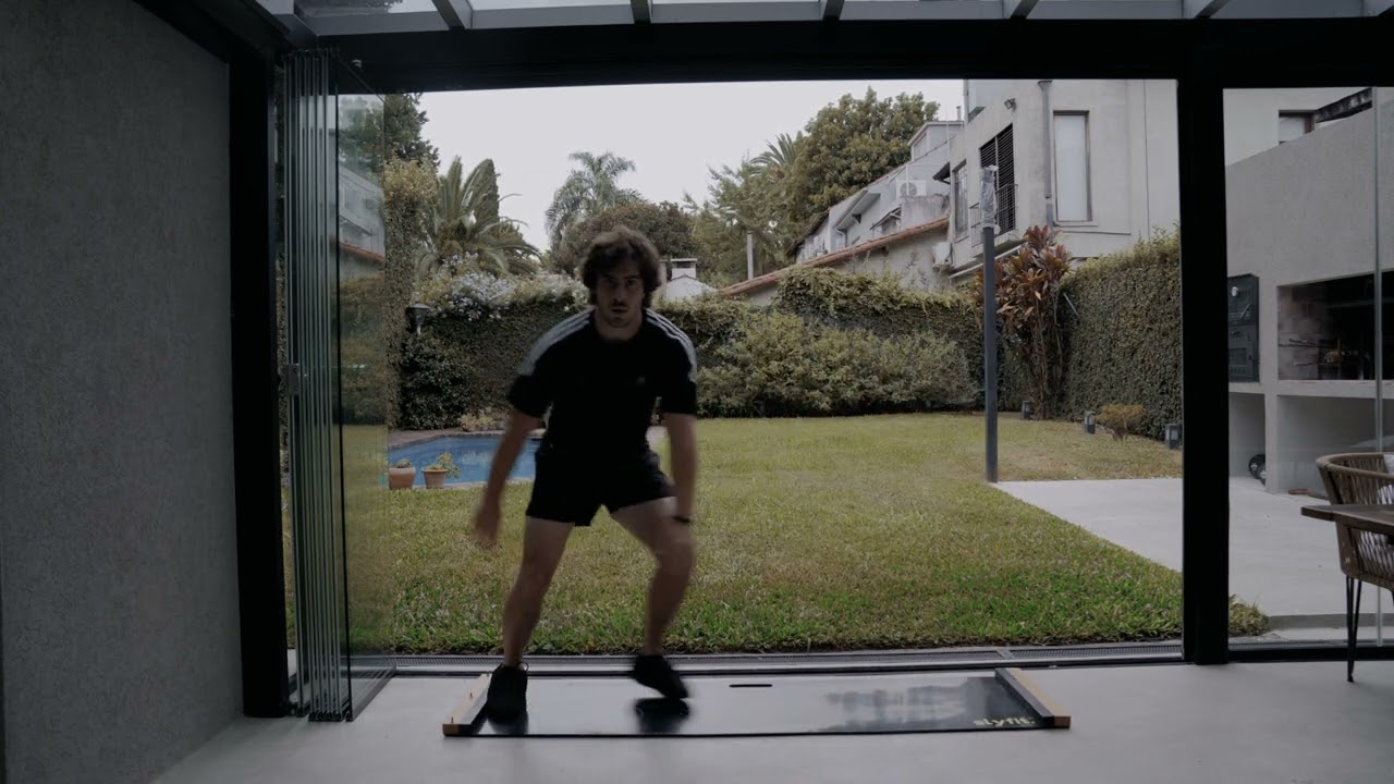 20-Minute Slide Board Endurance Workout | Steady-State Cardio Session