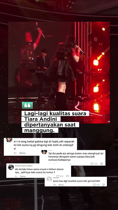 Tiara Andini kena hujat lagi karena suaranya saat manggung beda banget