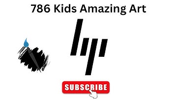 How to draw HP logo using ms paint/ms paint