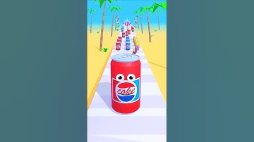 Juice Run Lvl.40 – Growing BIGGER with Every Can 🍹🔥 #shorts #games #juicerun #gameshorts