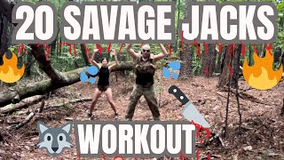 20 Savage Jumping Jack Variations - Brutal Zero Walls Workout