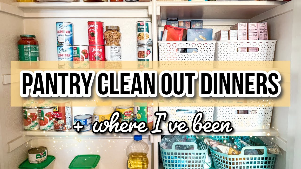 PANTRY COOKING MEALS | Pantry Cleanout Challenge