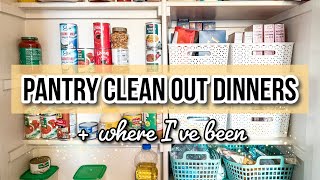 PANTRY COOKING MEALS | Pantry Cleanout Challenge