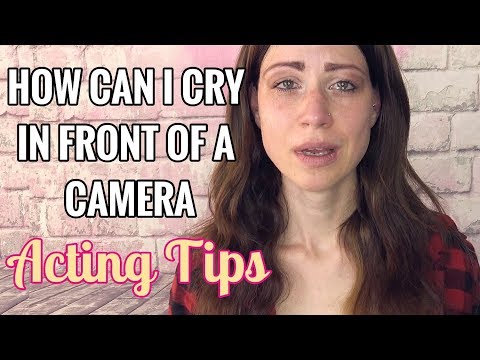 How to become an actor & How to CRY on demand - Acting Tip & Acting lesson
