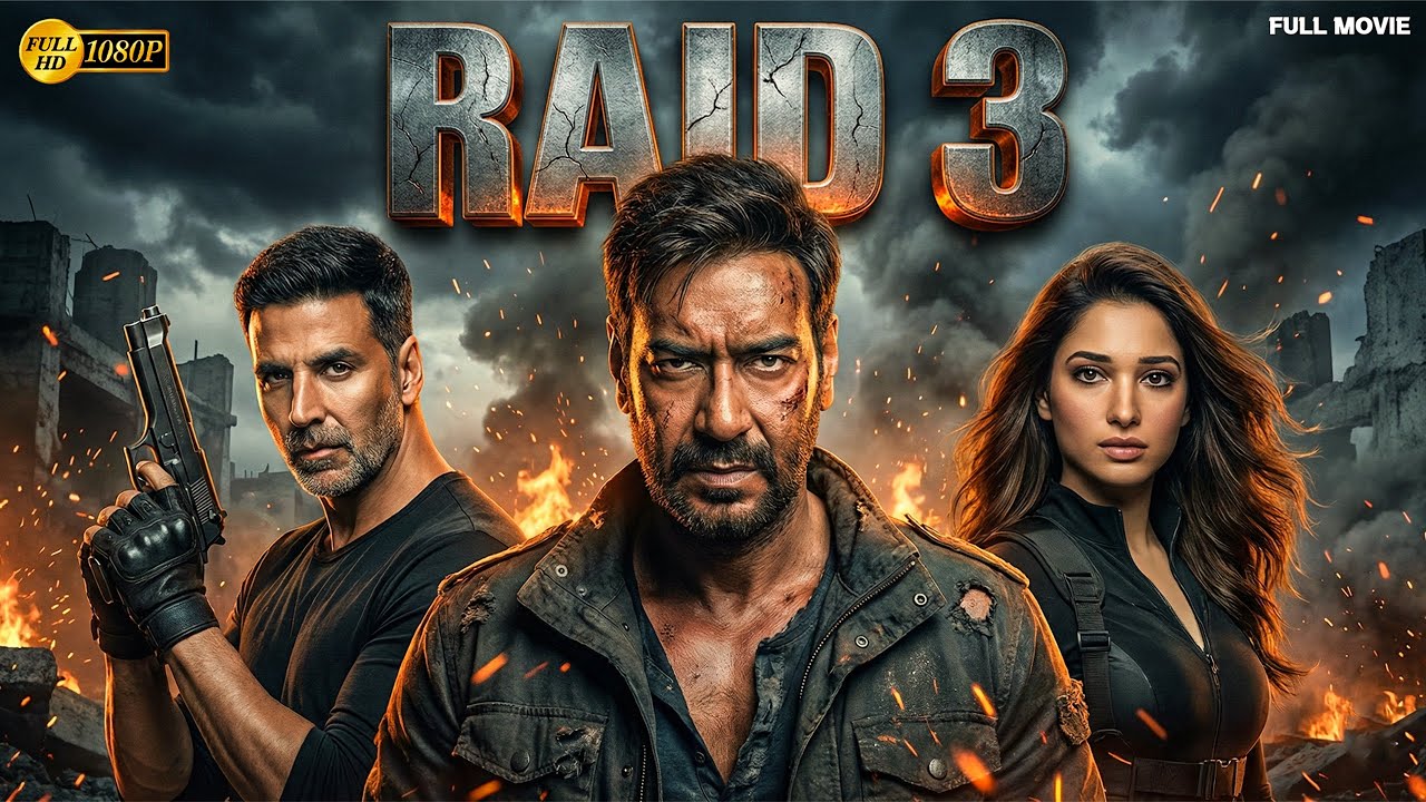 RAID 3 Ajay Devgan, Riteish Deshmukh, Vaani Kapoor New Movie | Latest Bollywood Full Action Movie