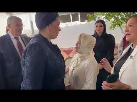 ملخص زيارة المعايدة التي أدتها السيدة وزيرة التضامن الوطني والأسرة وقضايا المرأة د صورية مولوجي