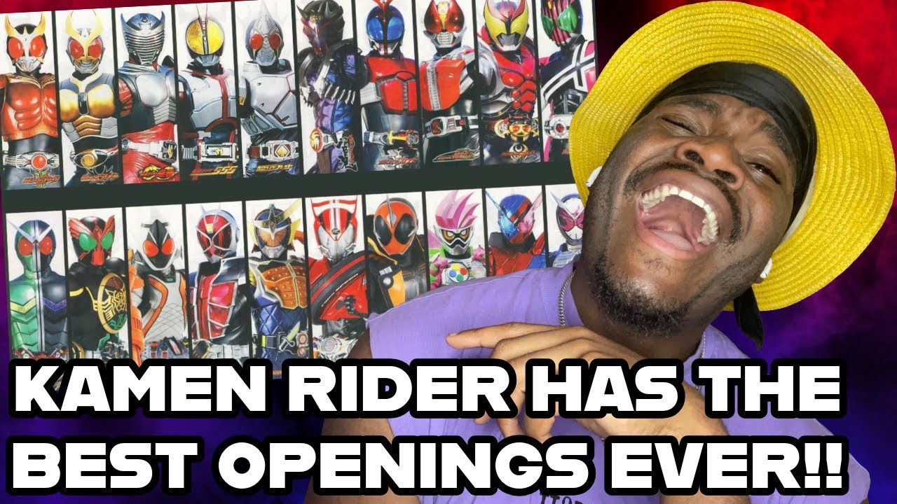 FIRST TIME REACTING To All KAMEN RIDER OPENINGS (1971- Gotchard) 