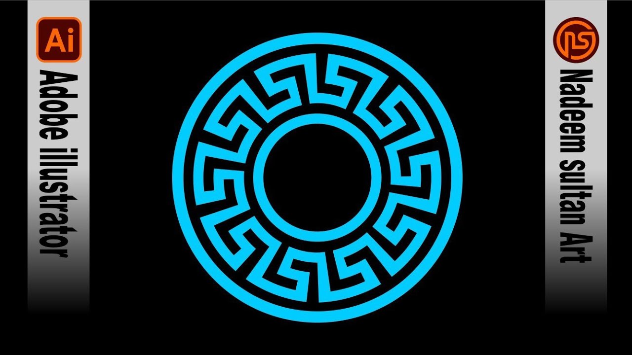 Round Model Designs How to draw a beautiful Round design in Adobe illustrator - YouTube