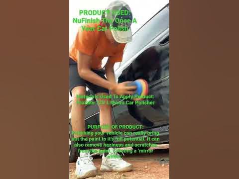 NuFinish The Once A Year Car Polish (auto detailing) - YouTube