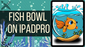 Drawing a Fish Bowl Using Procreate app | Drawing Timelapse Video of my buddy Goldy #procreate