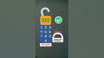 Guess the number | Lock Code | Unlock #code #guessthenumber #unlock #numbers #shorts #numbergame
