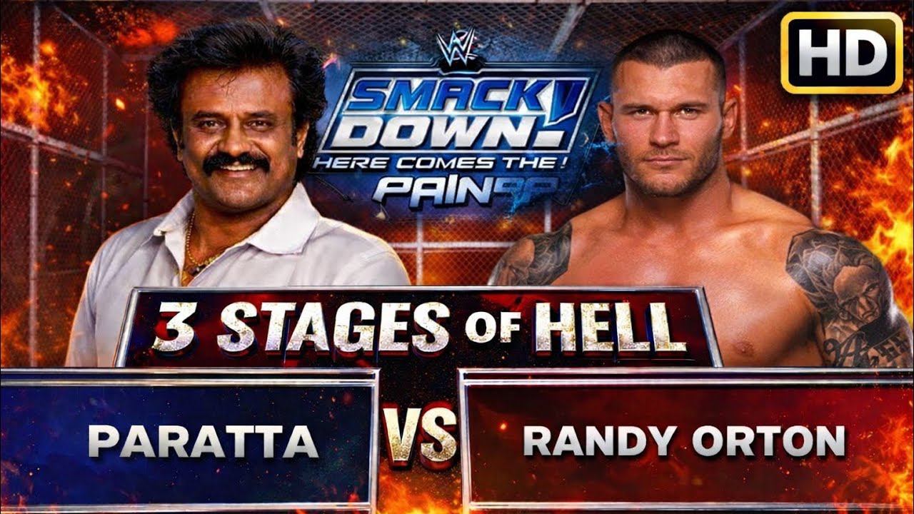 Paratta vs Randy Orton 😂🔥 | Funny Moments | 3 Stages of Hell | SmackDown HCTP