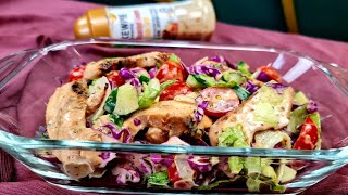 Grilled Chicken Salad MENU DIET TURUN BERKILO² | Healthy Diet Recipe | Tips Ayam LEMBUT & JUICY