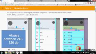 Android Material Design Navigation Drawer Part 1 HD