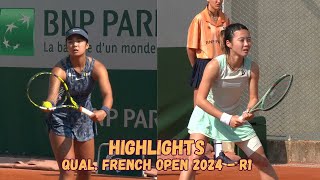 Alexandra Eala vs Yexin MA Match Highlights | Qual. French Open 2024 - R1