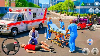Ambulance City Rescue Simulator 3D Game - 911 US Emergency Ambulance Driving - Android Gameplay  screenshot 4
