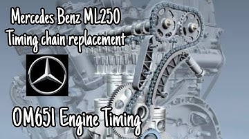 Mercedes Benz OM651 Engine Timing Chain Replace | W166 ML250