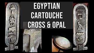 A Few Florida Beaches - Egyptian Cartouche pendant