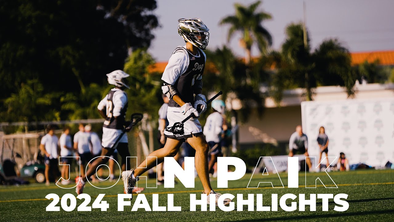 John Paik 2024 Fall Highlights | Rumson '27