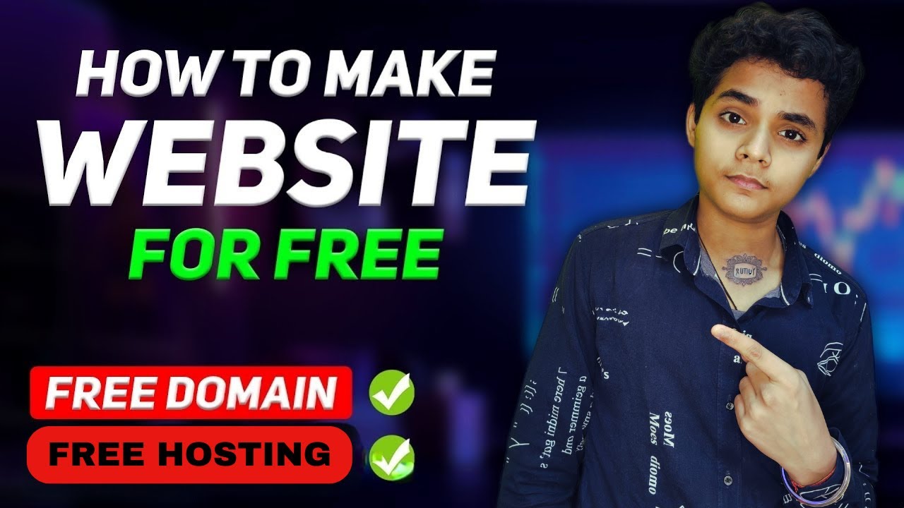 How To Create A Free Website - with Free Domain & Hosting IN HINDI