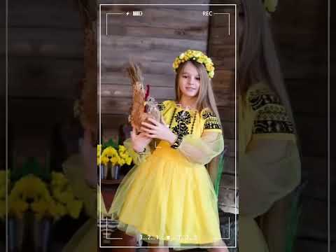 Сукня вишиванка для дівчаток червона, видео 1