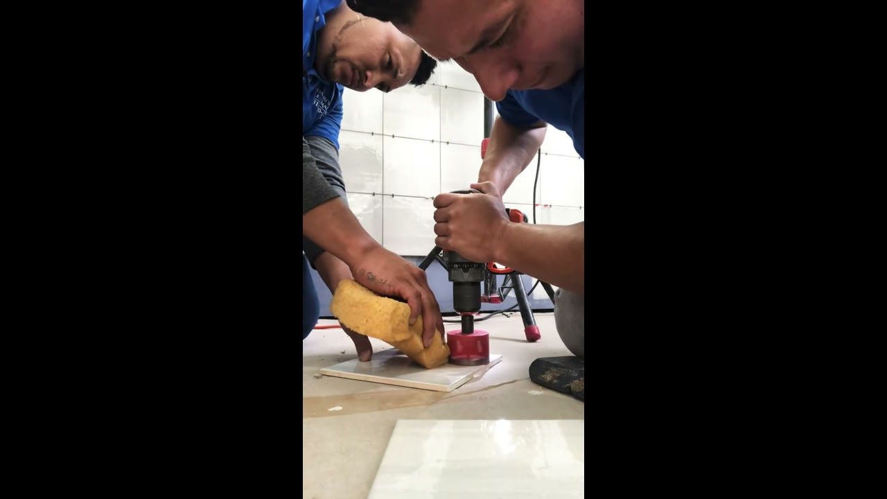 How to make a hole on Ceramic Tile YouTube
