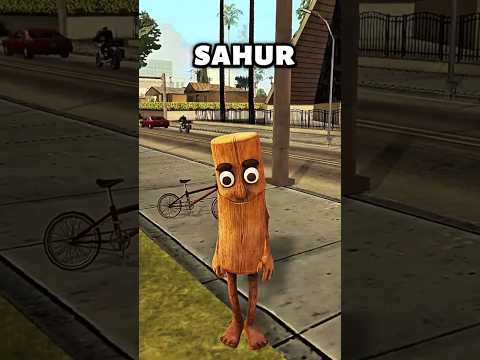 Jogando Como Tung Tung Tung Sahur em Todos os GTAs! 🔥 #gta #gtashorts