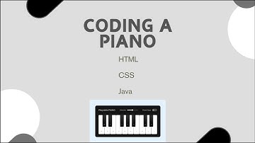 Making a Playable Piano with HTML, CSS and Java