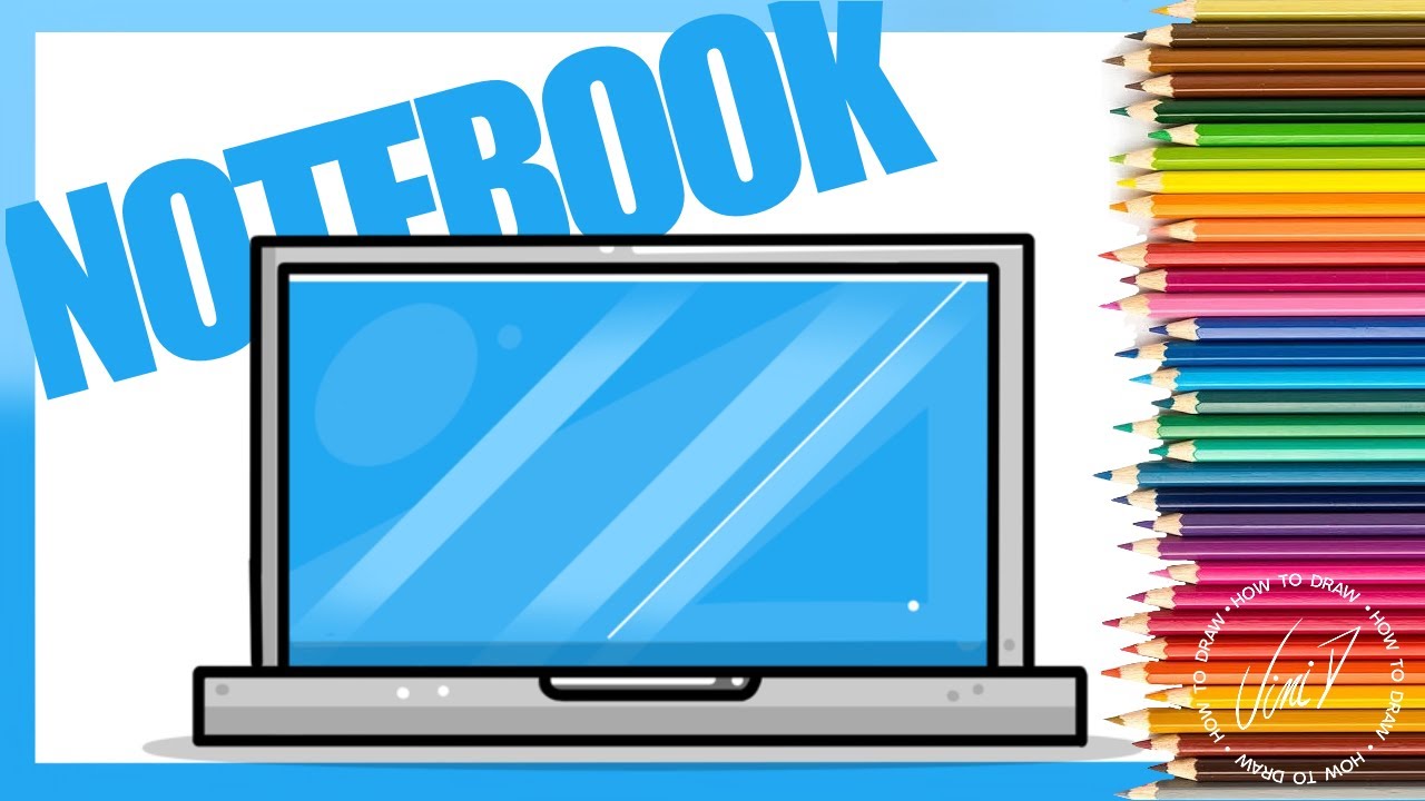 Como Desenhar Um Notebook - YouTube