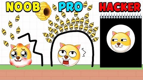NOOB vs PRO vs HACKER | save the doge